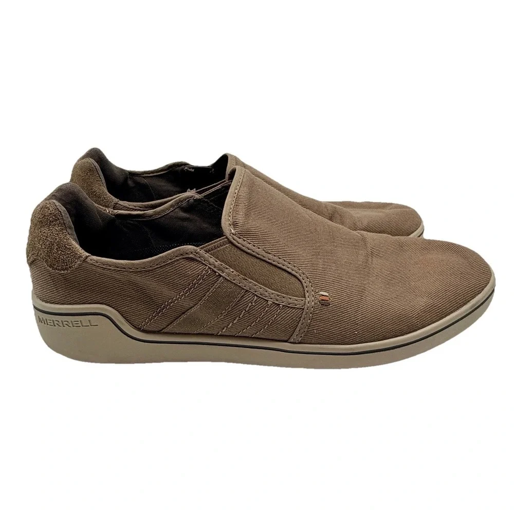 Merrell Shoes Men's Sz 11 Tan Jungle Moc‎ Casual Dark Earth